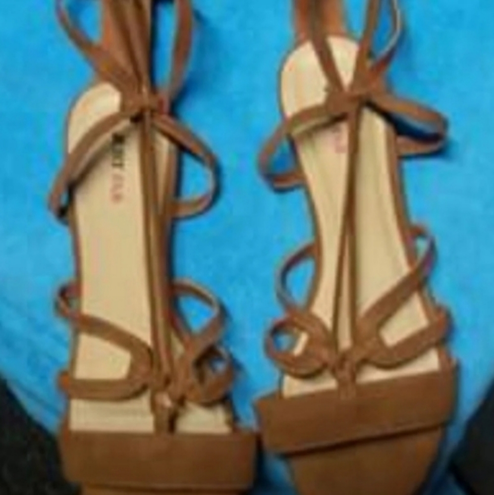 Lace up sandals